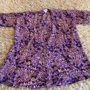 LuLaRoe Flowy Top/Cover Up